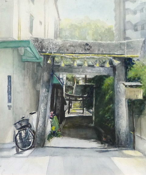 都会の参道